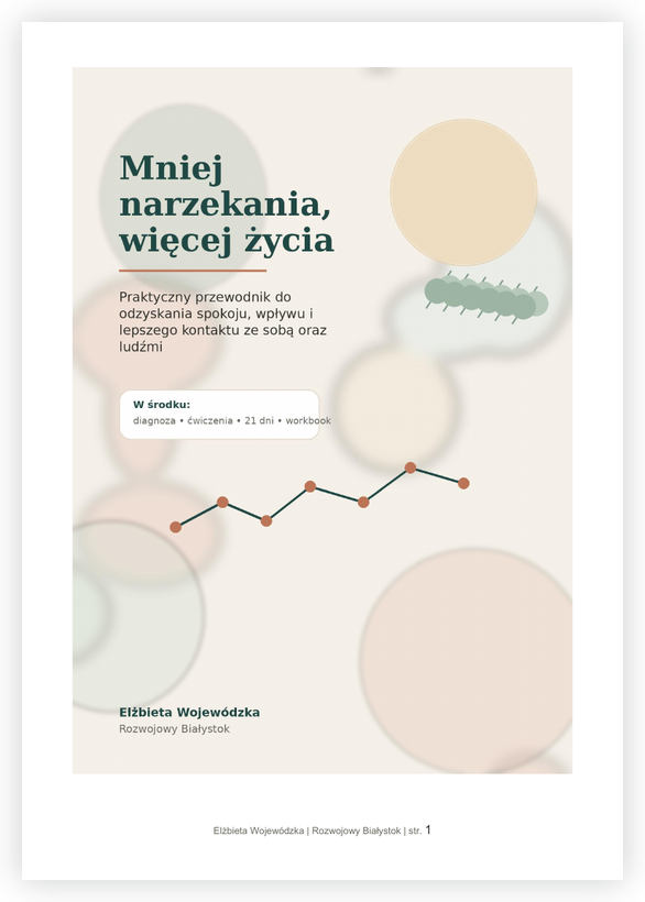 Okładka e-booka Mniej narzekania, więcej życia